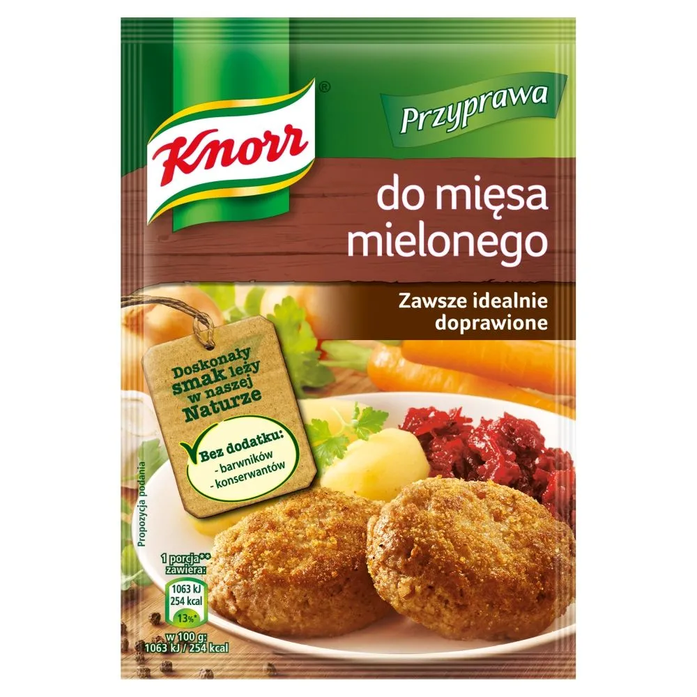 Knorr Przyprawa do mięsa mielonego 30 g