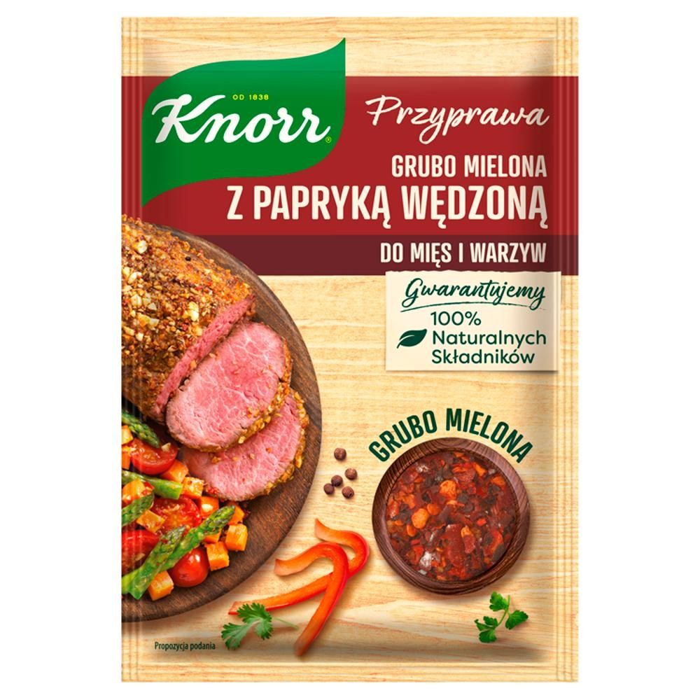 Knorr Przyprawa grubo mielona z papryką wędzoną 20 g