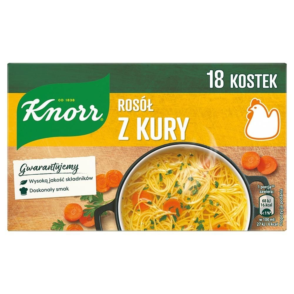 Knorr Rosół z kury 180 g (18 x 10 g)