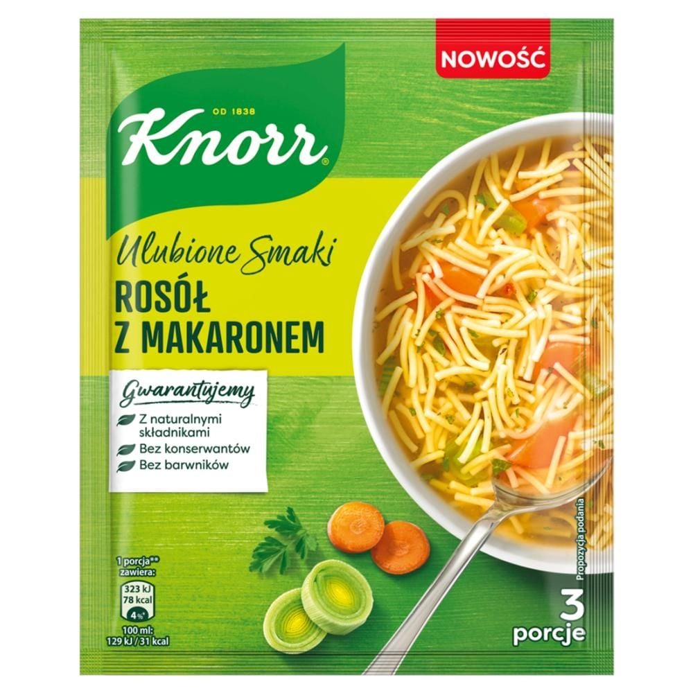 Knorr Ulubione Smaki Rosół z makaronem 69 g