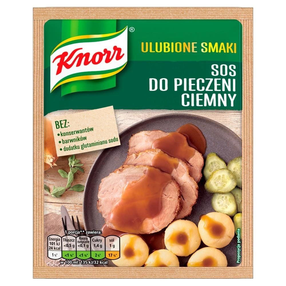 Knorr Ulubione Smaki Sos do pieczeni ciemny 29 g