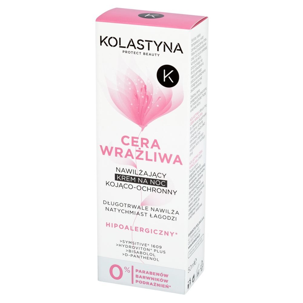 Kolastyna Cera Wrażliwa Nawilżający krem na noc kojąco-ochronny 50 ml