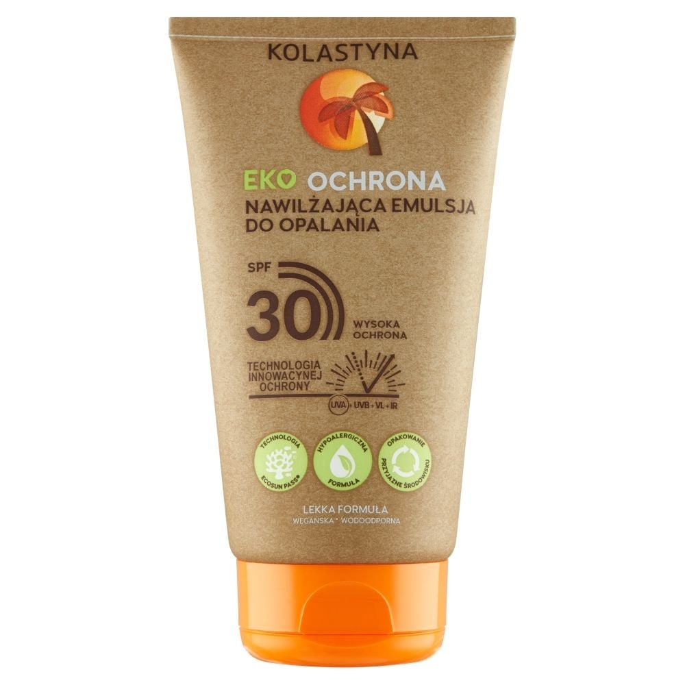 Kolastyna Eko Ochrona Nawilżająca emulsja do opalania SPF 30 150 ml