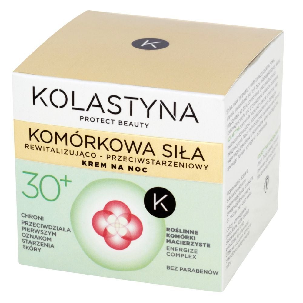 Kolastyna Komórkowa Siła 30+ Rewitalizująco-przeciwstarzeniowy krem na noc 50 ml