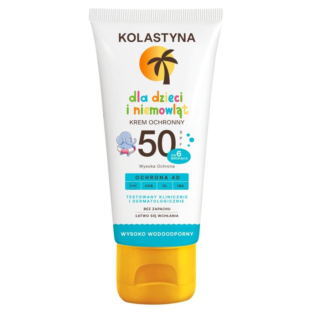 Kolastyna Krem ochronny dla dzieci i niemowląt od 6 miesiąca SPF 50 75 ml