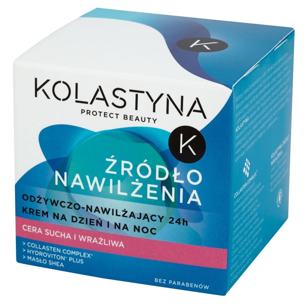 Kolastyna Źródło Nawilżenia Odżywczo-nawilżający 24h krem na dzień i na noc 50 ml