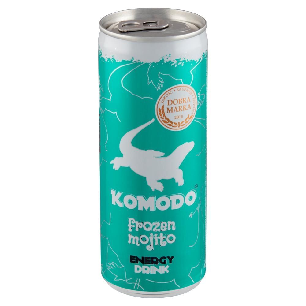 Komodo Gazowany napój energetyzujący o smaku mroźne mojito 250 ml