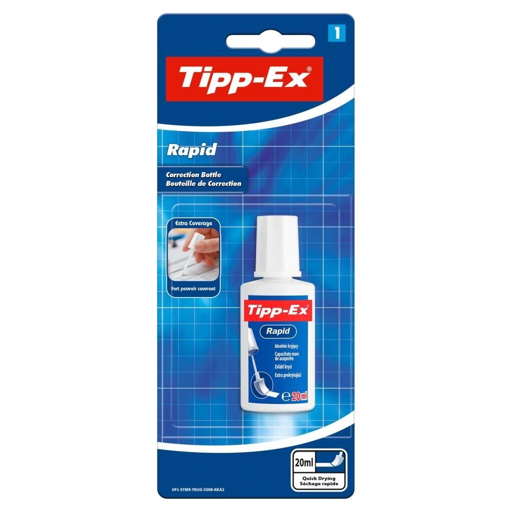 Tipp-Ex Rapid Korektor w płynie biały 20 ml