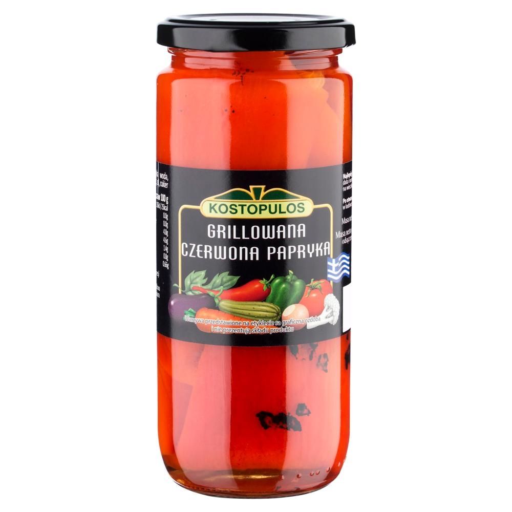 Kostopulos Grillowana czerwona papryka 480 g