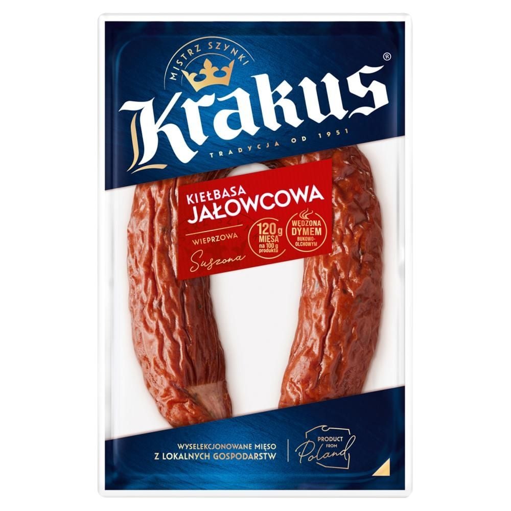 Krakus Kiełbasa jałowcowa wieprzowa 200 g