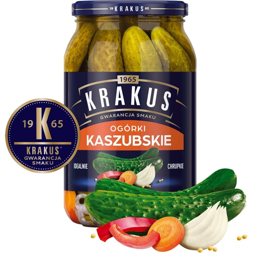 Krakus Ogórki kaszubskie 870 g