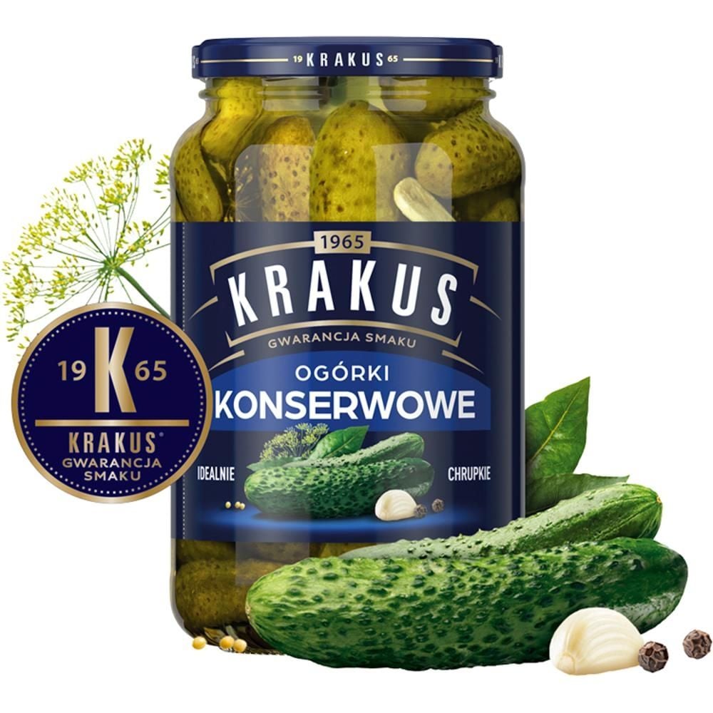 Krakus Ogórki konserwowe 920 g