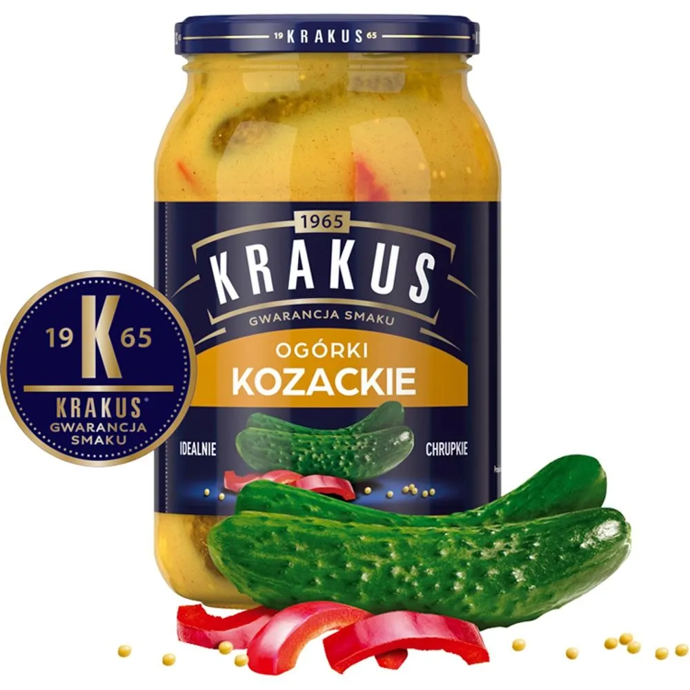 Krakus Ogórki kozackie 870 g