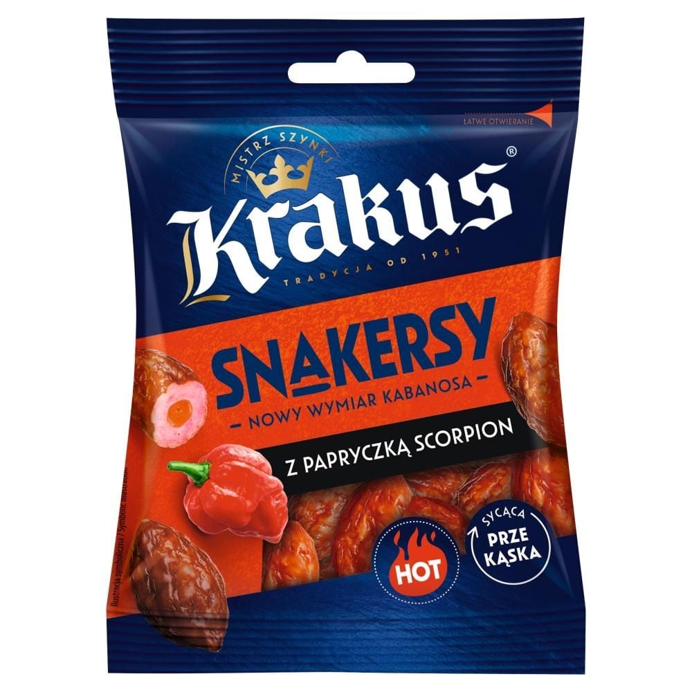 Krakus Snakersy z papryczką scorpion 85 g