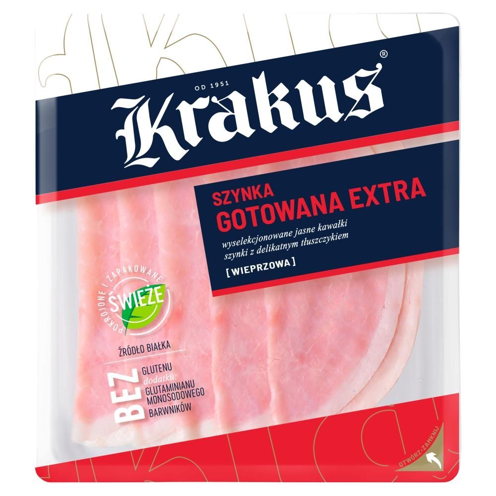 Krakus Szynka gotowana ekstra 120 g