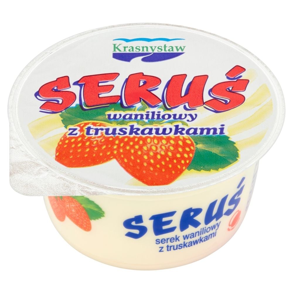 Krasnystaw Seruś Serek waniliowy z truskawkami 150 g