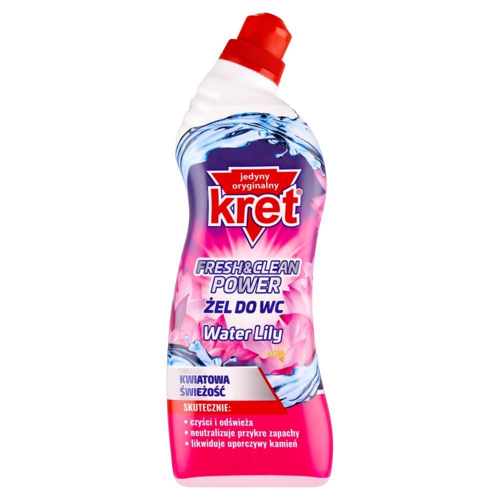 Kret Fresh & Clean Power Water Lily Żel do WC 750 g