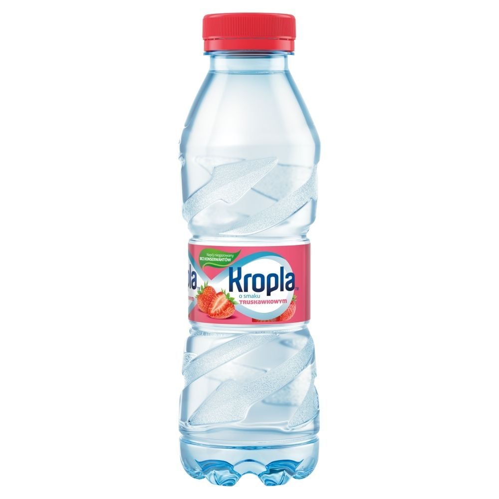 Kropla o smaku truskawkowym Napój niegazowany 500 ml