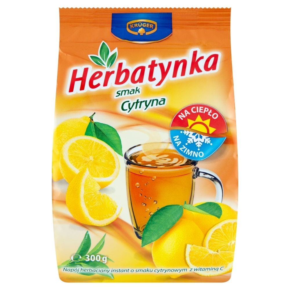 Krüger Herbatynka Napój herbaciany smak cytryna 300 g