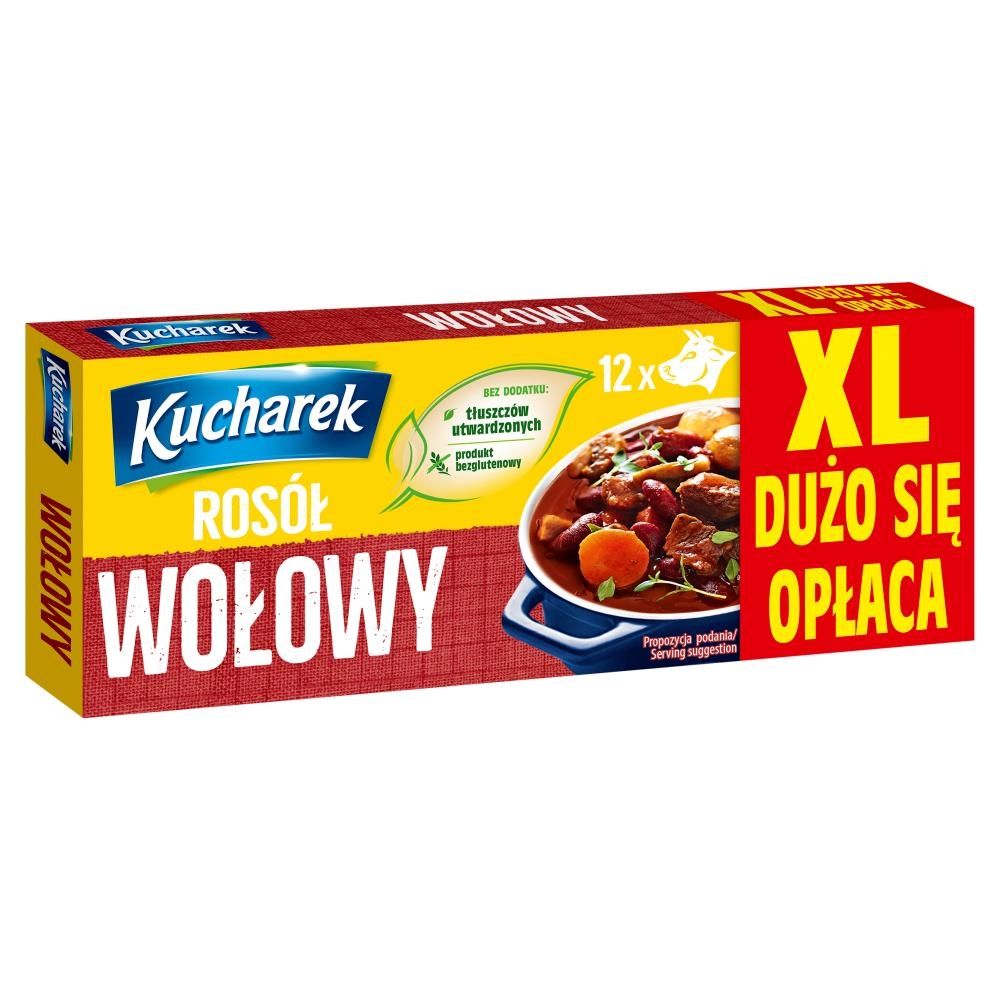 Kucharek Rosół wołowy 120 g (12 x 10 g)