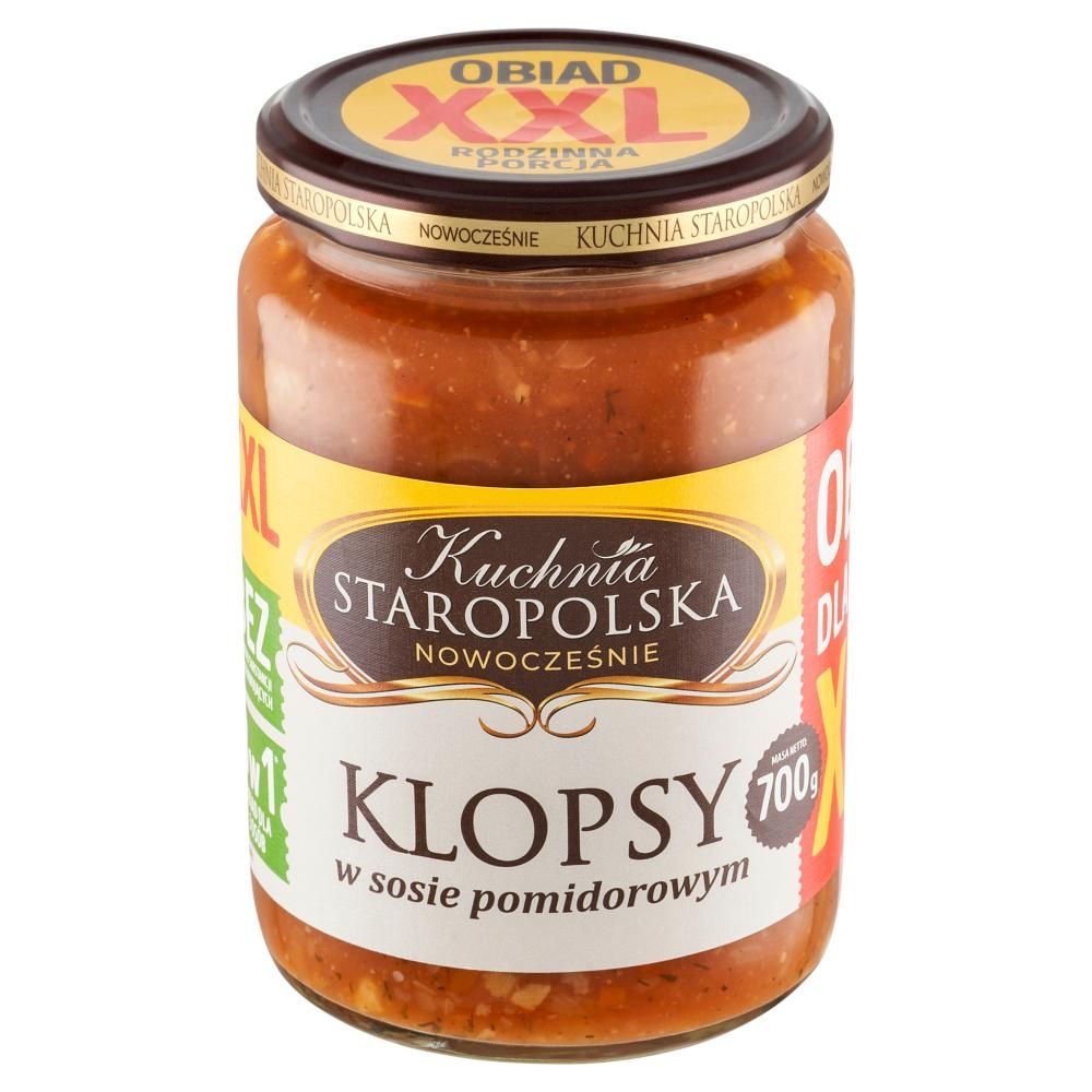 Kuchnia Staropolska Klopsy w sosie pomidorowym 700 g