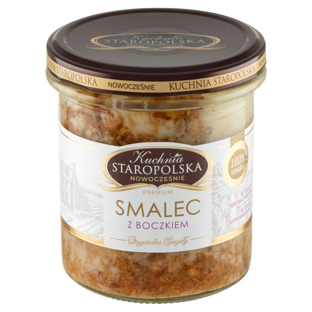 Kuchnia STAROPOLSKA Premium Smalec z boczkiem 260 g