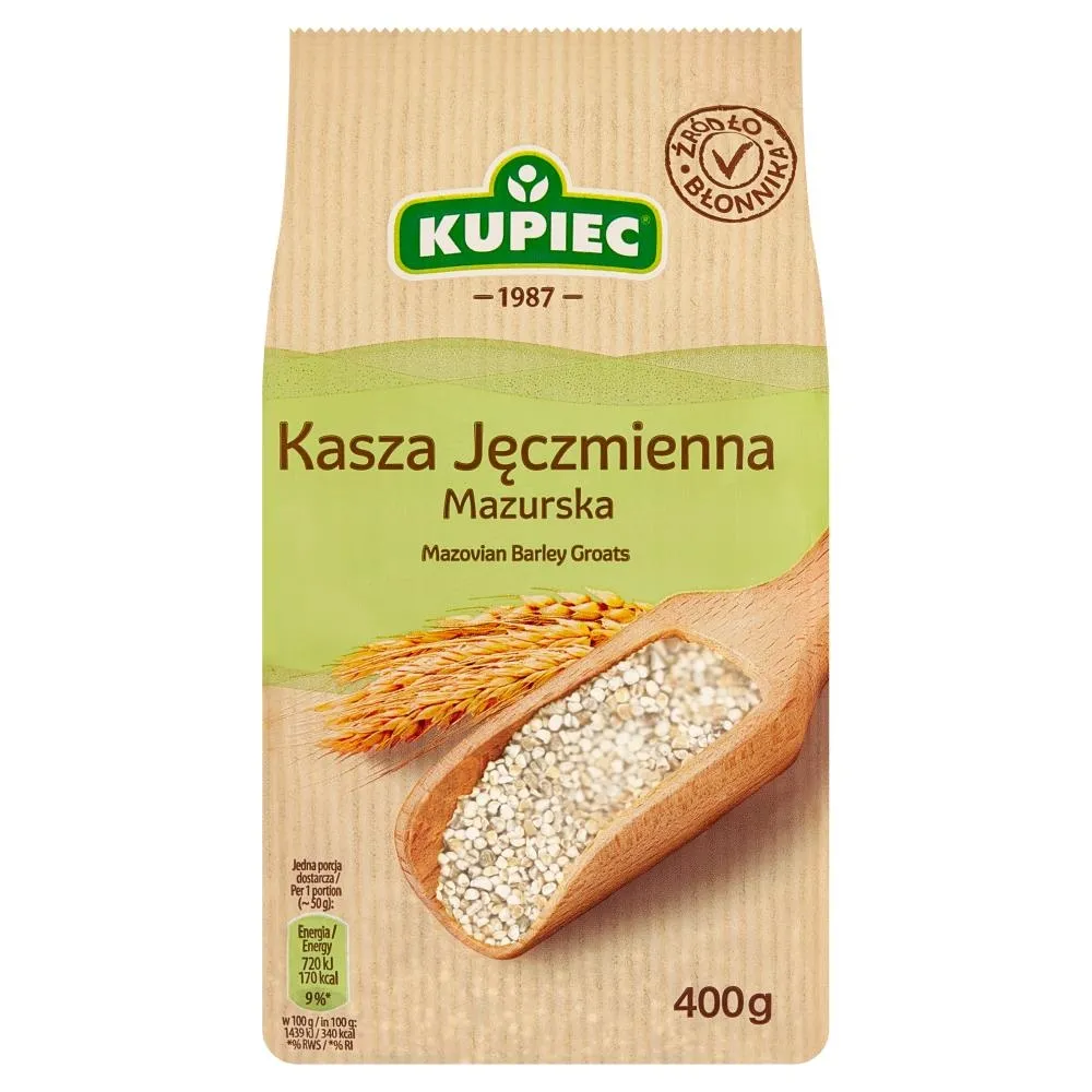 Kupiec Kasza jęczmienna mazurska 400 g