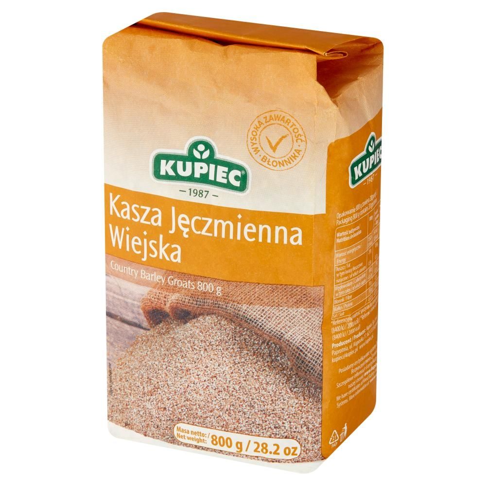 Kupiec Kasza jęczmienna wiejska 800 g