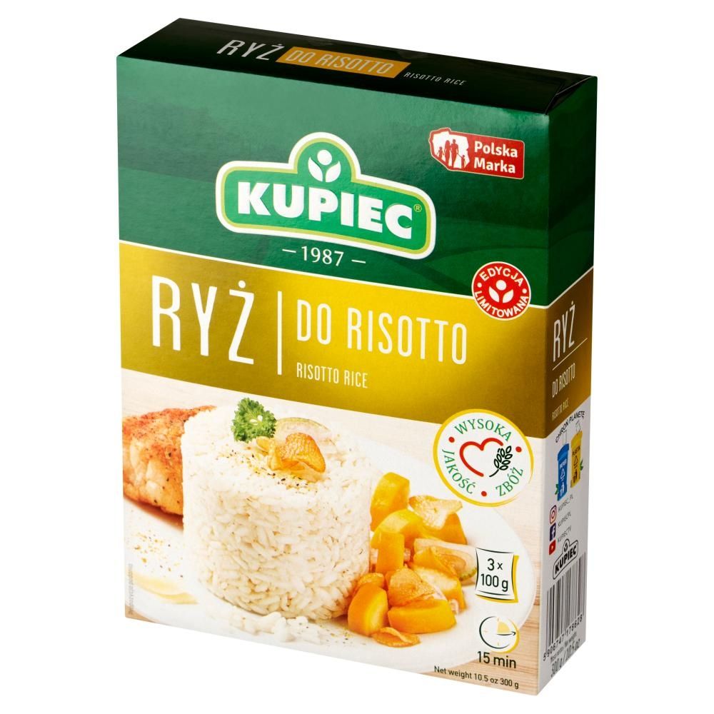 Kupiec Ryż do risotto 300 g (3 x 100 g)