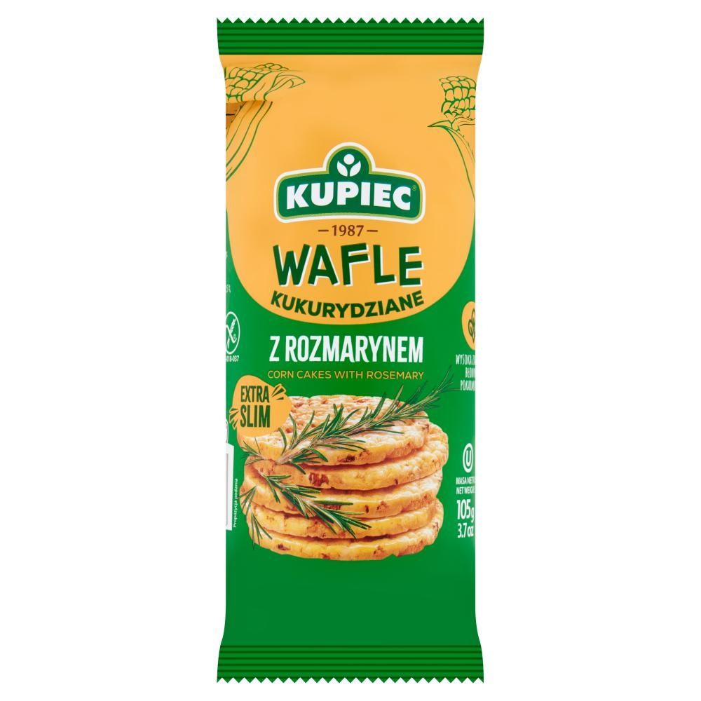 Kupiec Wafle kukurydziane z rozmarynem 105 g