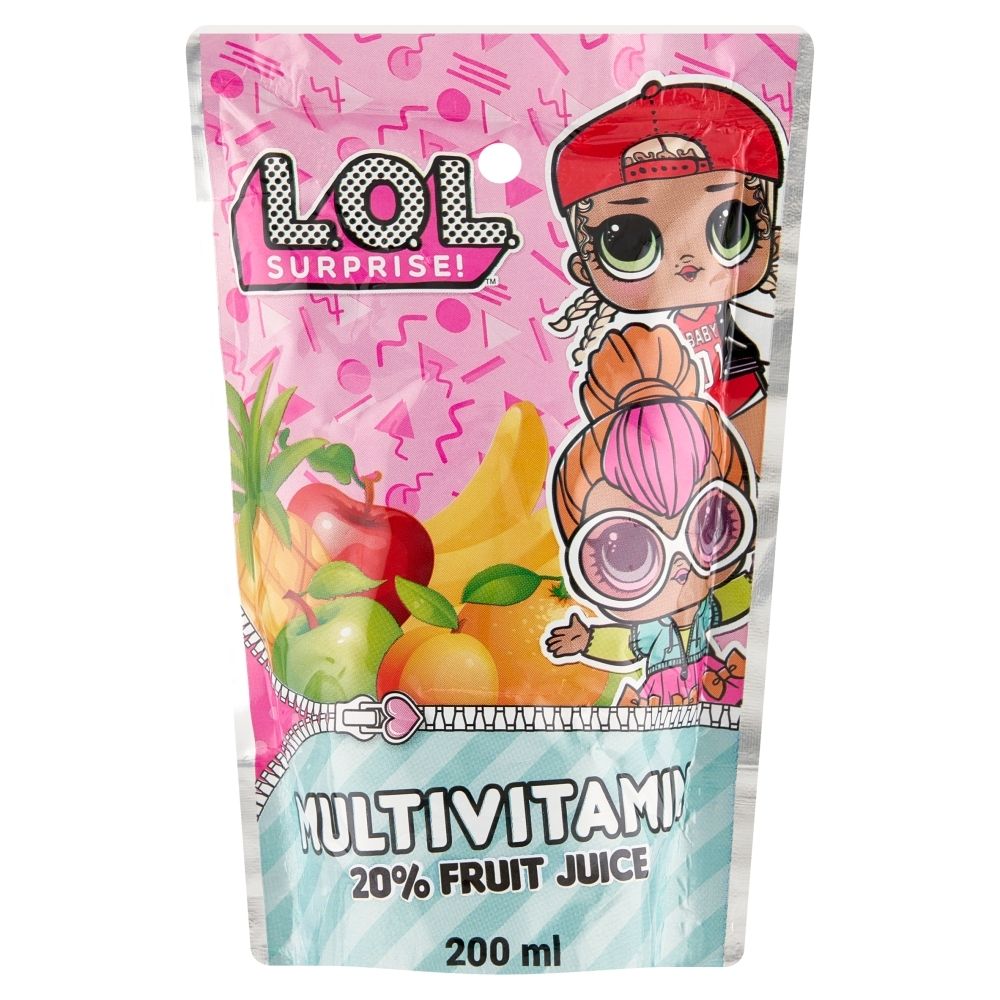 L.O.L. Surprise! Niegazowany napój wieloowocowy 200 ml