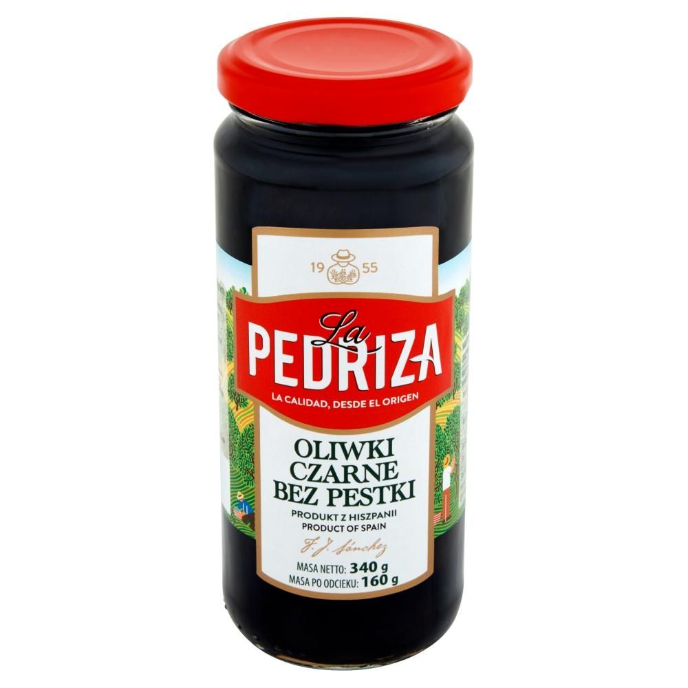 La Pedriza Oliwki czarne bez pestki 340 g