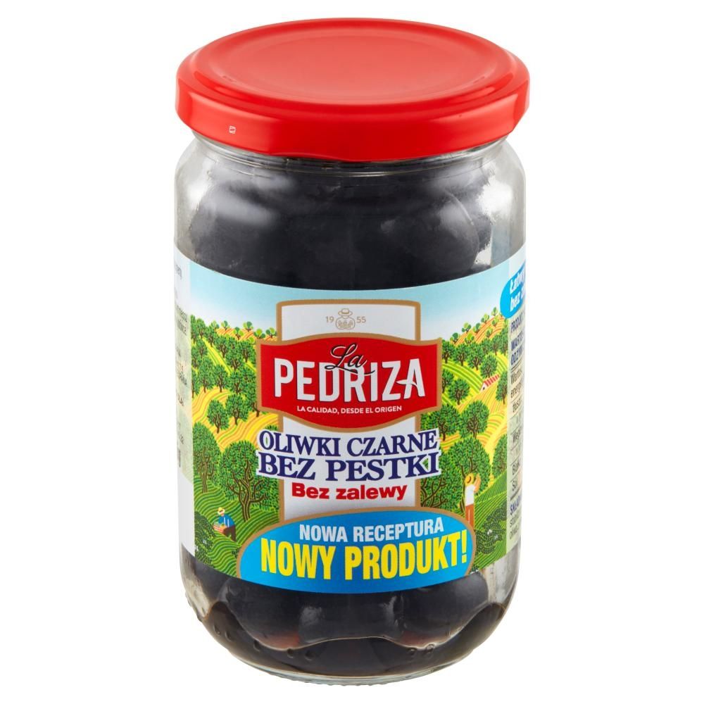 La Pedriza Oliwki czarne bez pestki bez zalewy 125 g