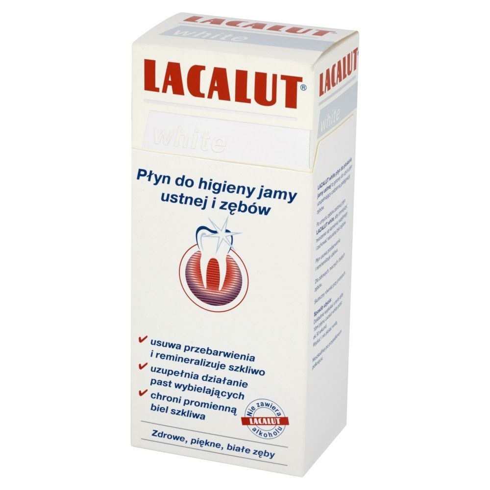 Lacalut White Płyn do higieny jamy ustnej i zębów 300 ml