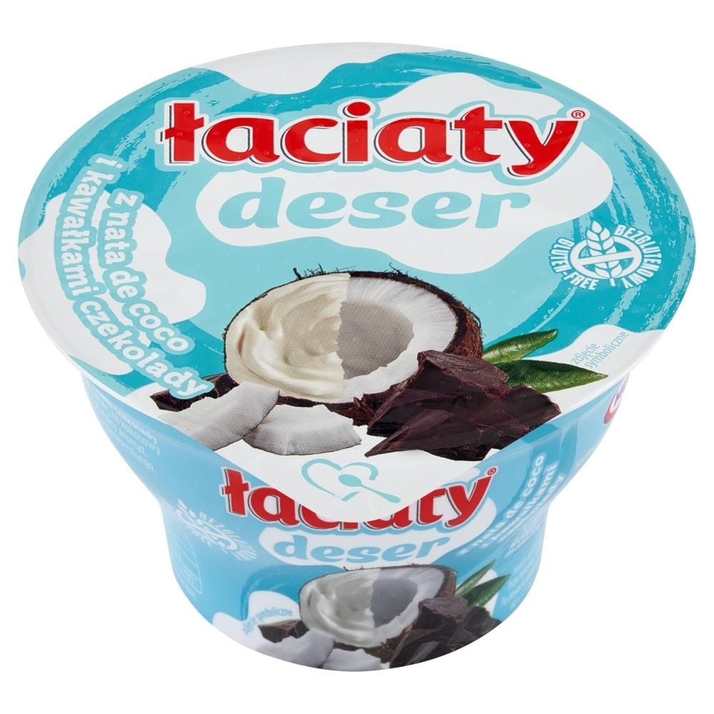 Łaciaty Deser z nata de coco i kawałkami czekolady 170 g