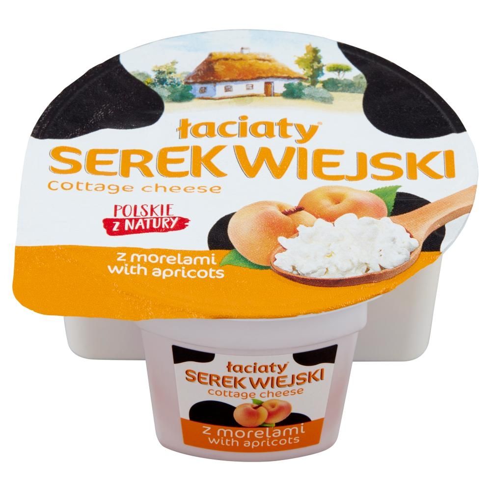 Łaciaty Serek wiejski z morelami 150 g