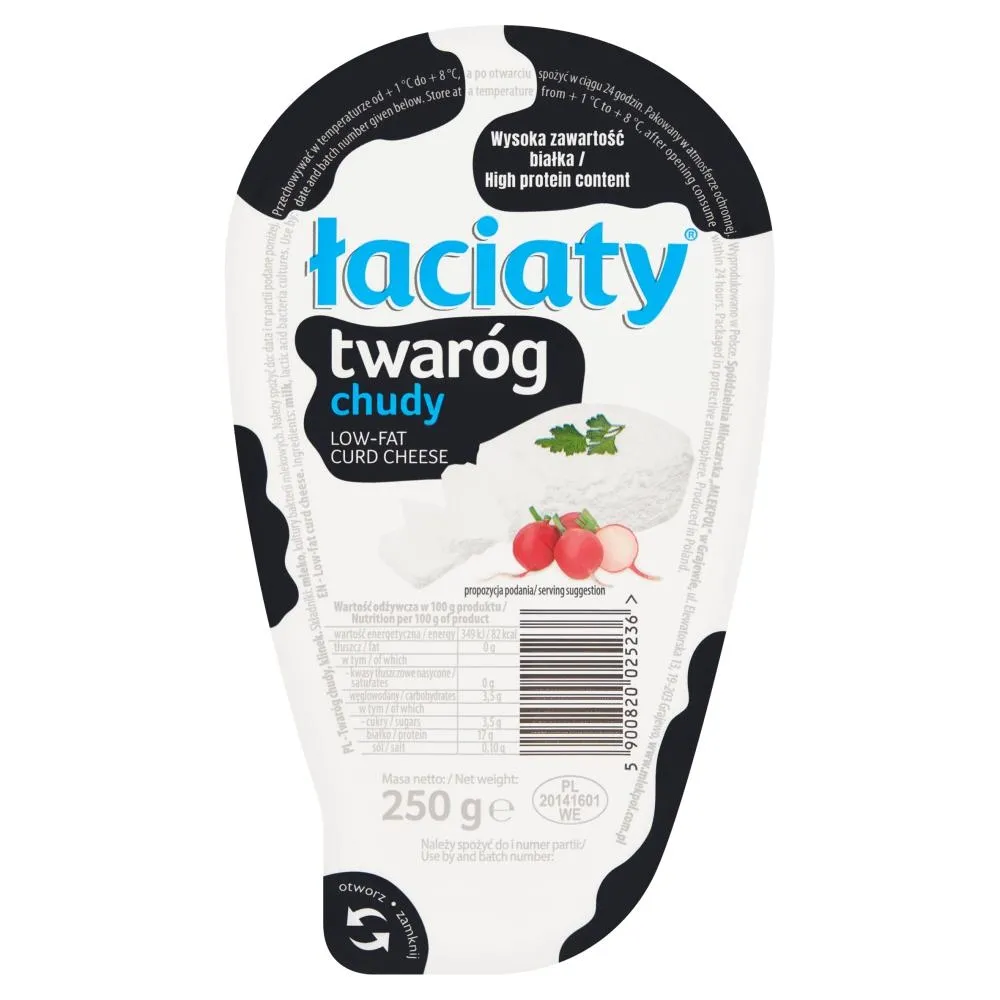 Łaciaty Twaróg chudy 250 g