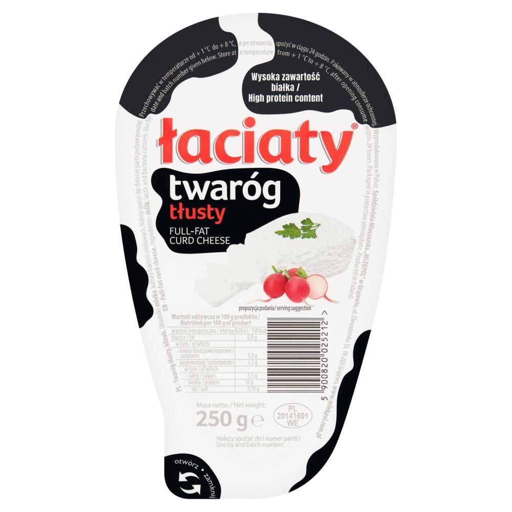 Łaciaty Twaróg tłusty 250 g