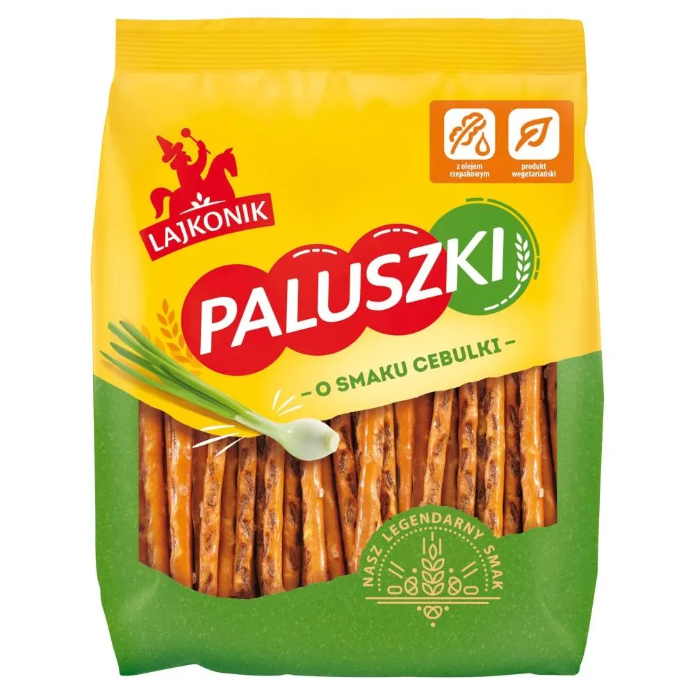 Lajkonik Paluszki o smaku cebulki 150 g