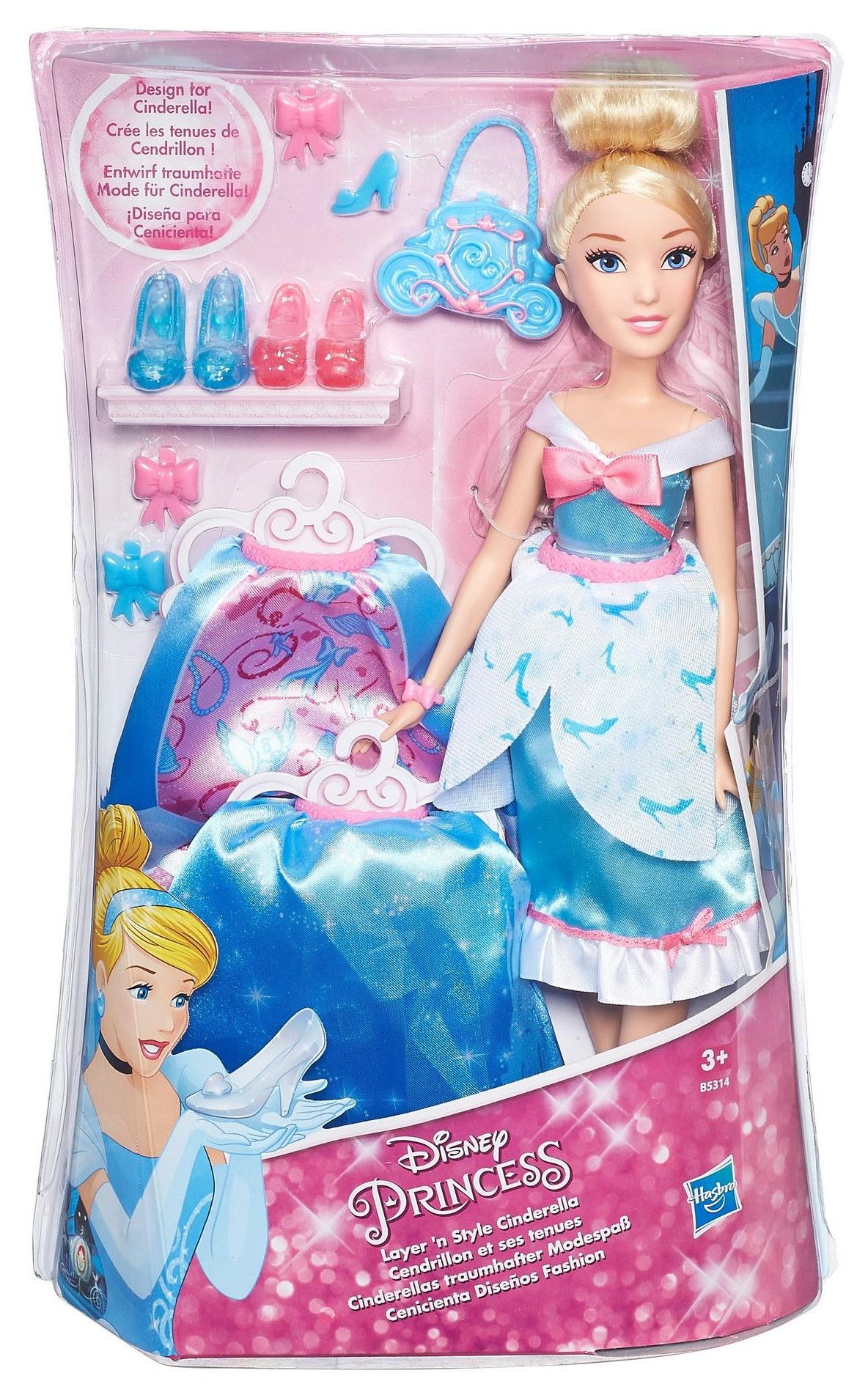 Lalka HASBRO Disney Princess Księżniczka do Stylizacji: Kopciuszek B5314