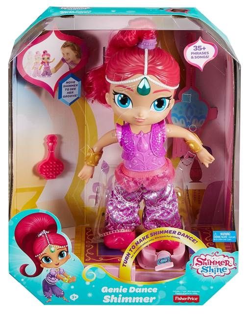 Lalka interaktywna FISHER PRICE Shimmer&Shine Tańcząca lalka Ast. GBN10