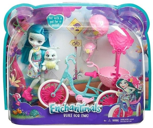 Lalka MATTEL Enchantimals Lalka + figurka + pojazd FCC65