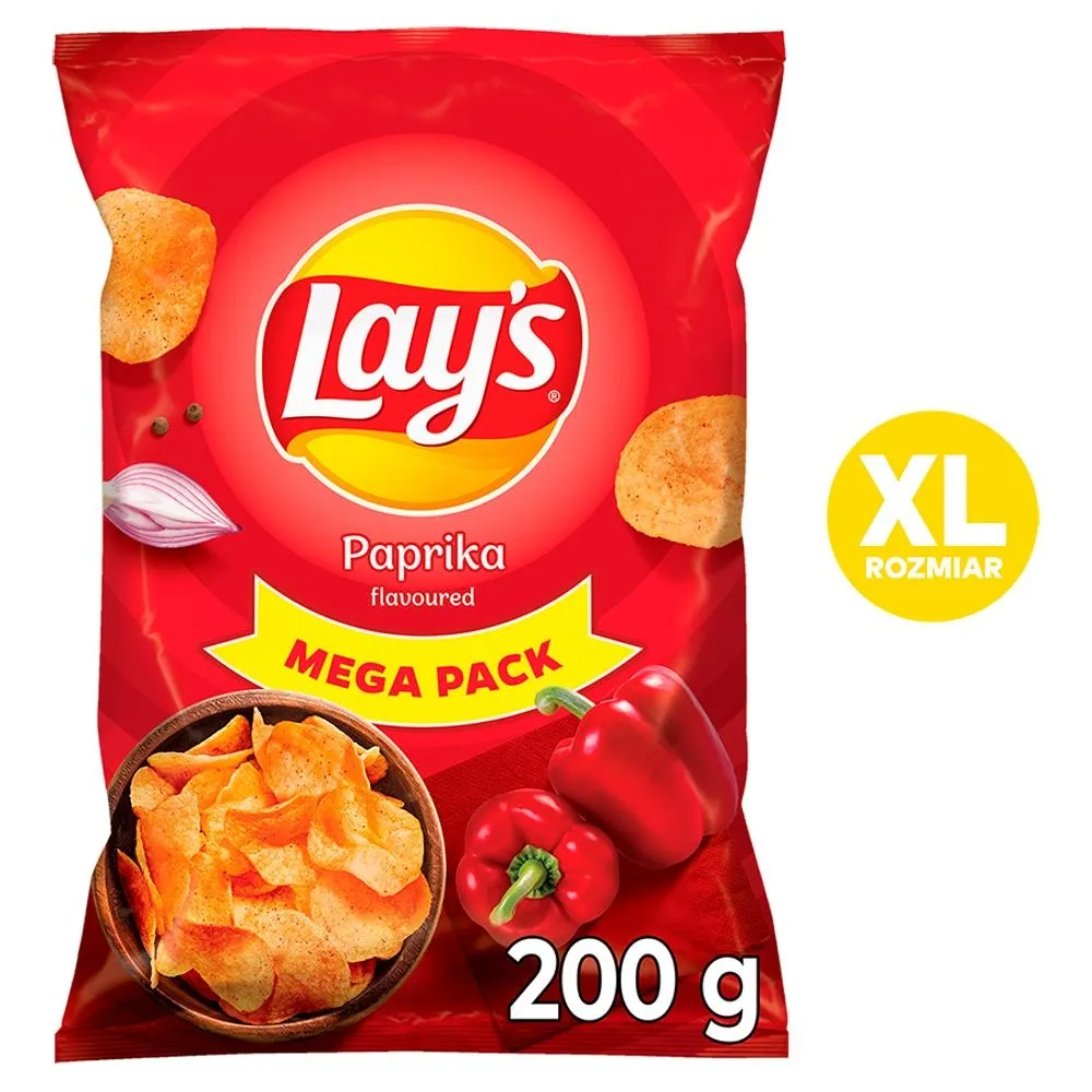 Lay's Chipsy ziemniaczane o smaku papryki 200 g