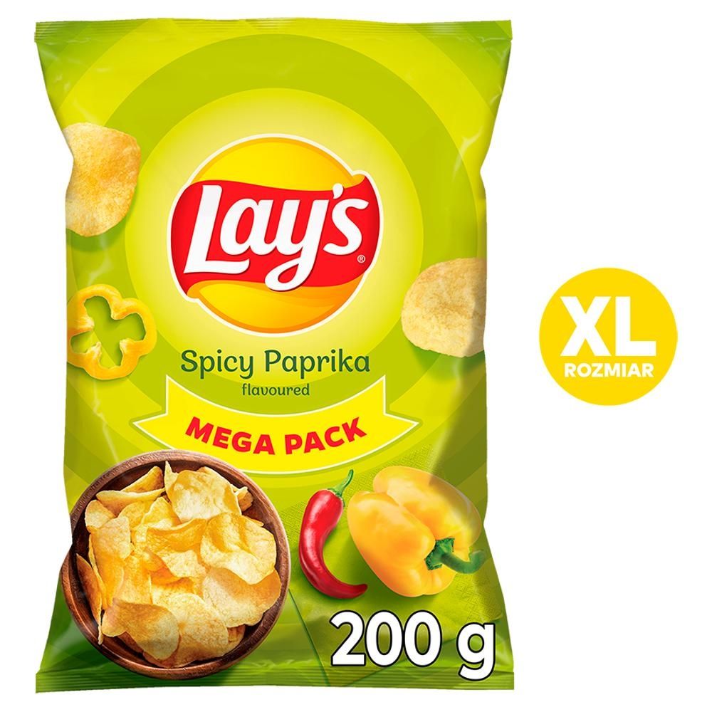 Lay's Chipsy ziemniaczane o smaku pikantnej papryki 200 g