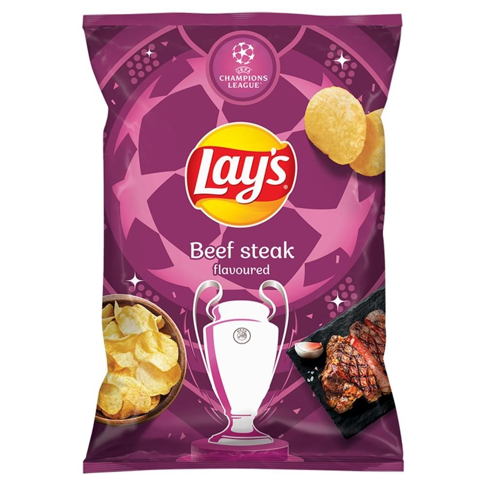 Lay's Chipsy ziemniaczane o smaku steka wołowego 130 g