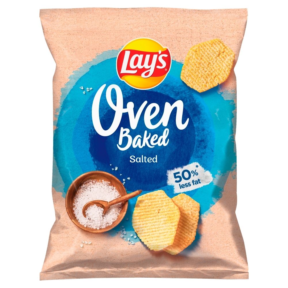 Lay's Oven Baked Pieczone formowane chipsy ziemniaczane solone 180 g ...