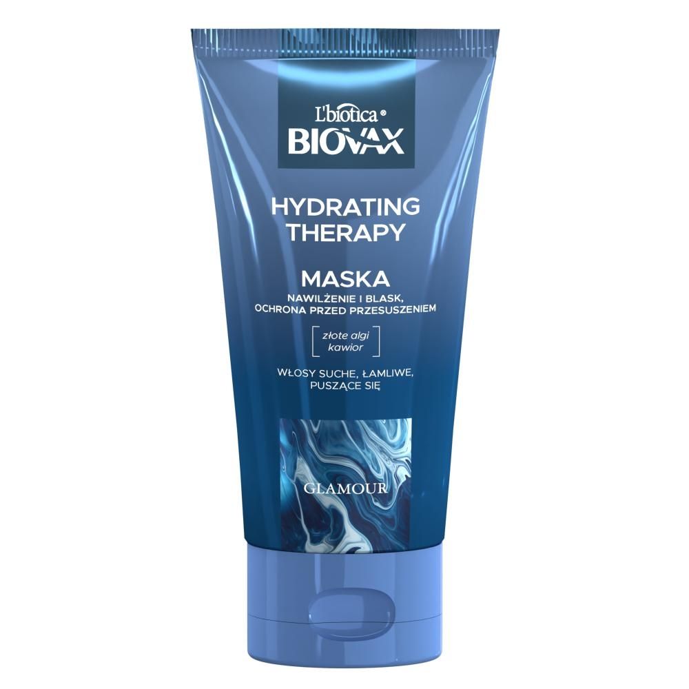 L'biotica Biovax Glamour Hydrating Therapy maska do włosów 150 ml