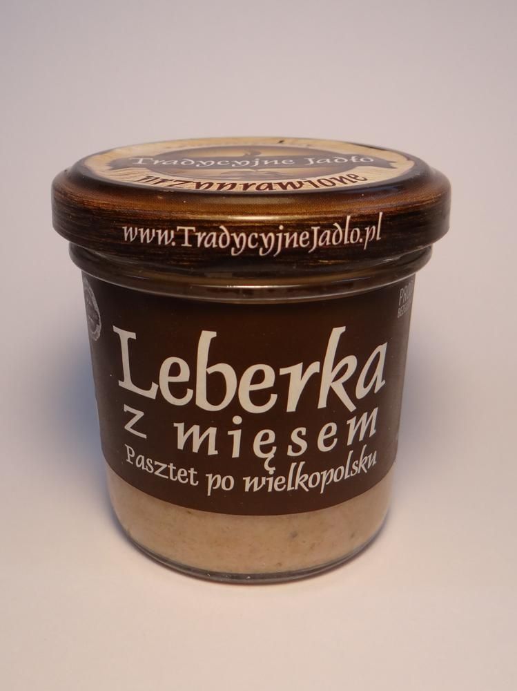 Leberka z mięsem pasztet po wielkopolsku słoik 80g