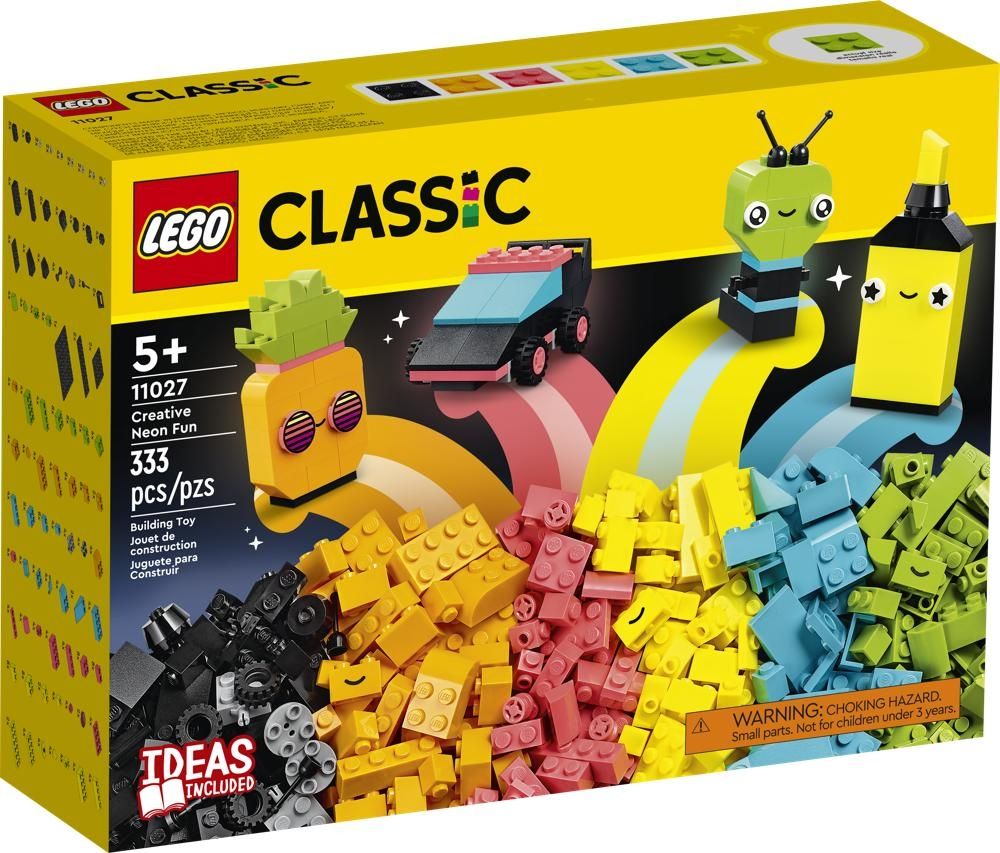 LEGO 11027 Classic Kreatywna zabawa neonowymi kolorami