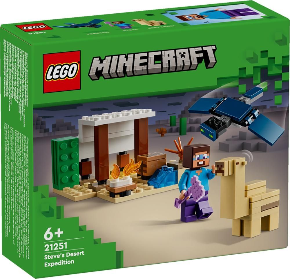 LEGO Minecraft 21251 Pustynna wyprawa Steve’a